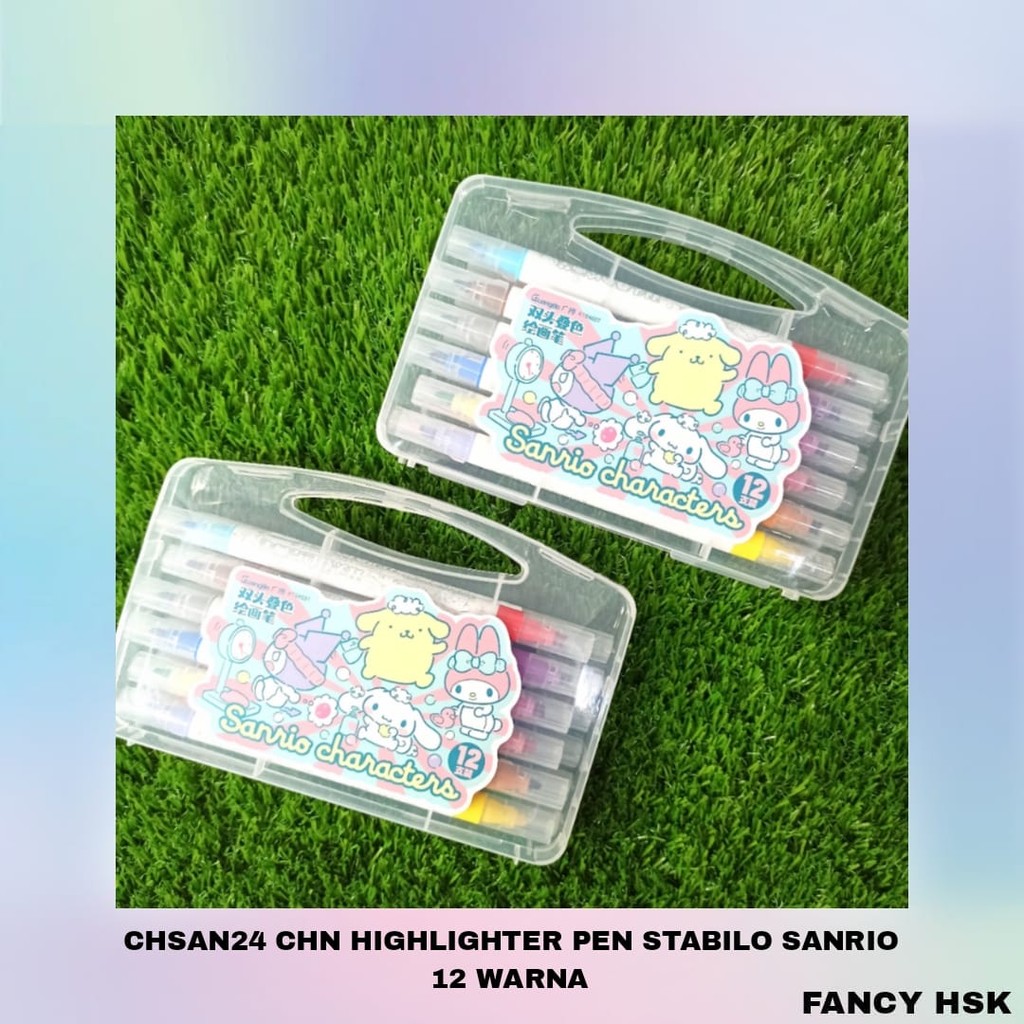 

CHN HIGHLIGHTER PEN STABILO SANRIO 12 WARNA CHSAN24