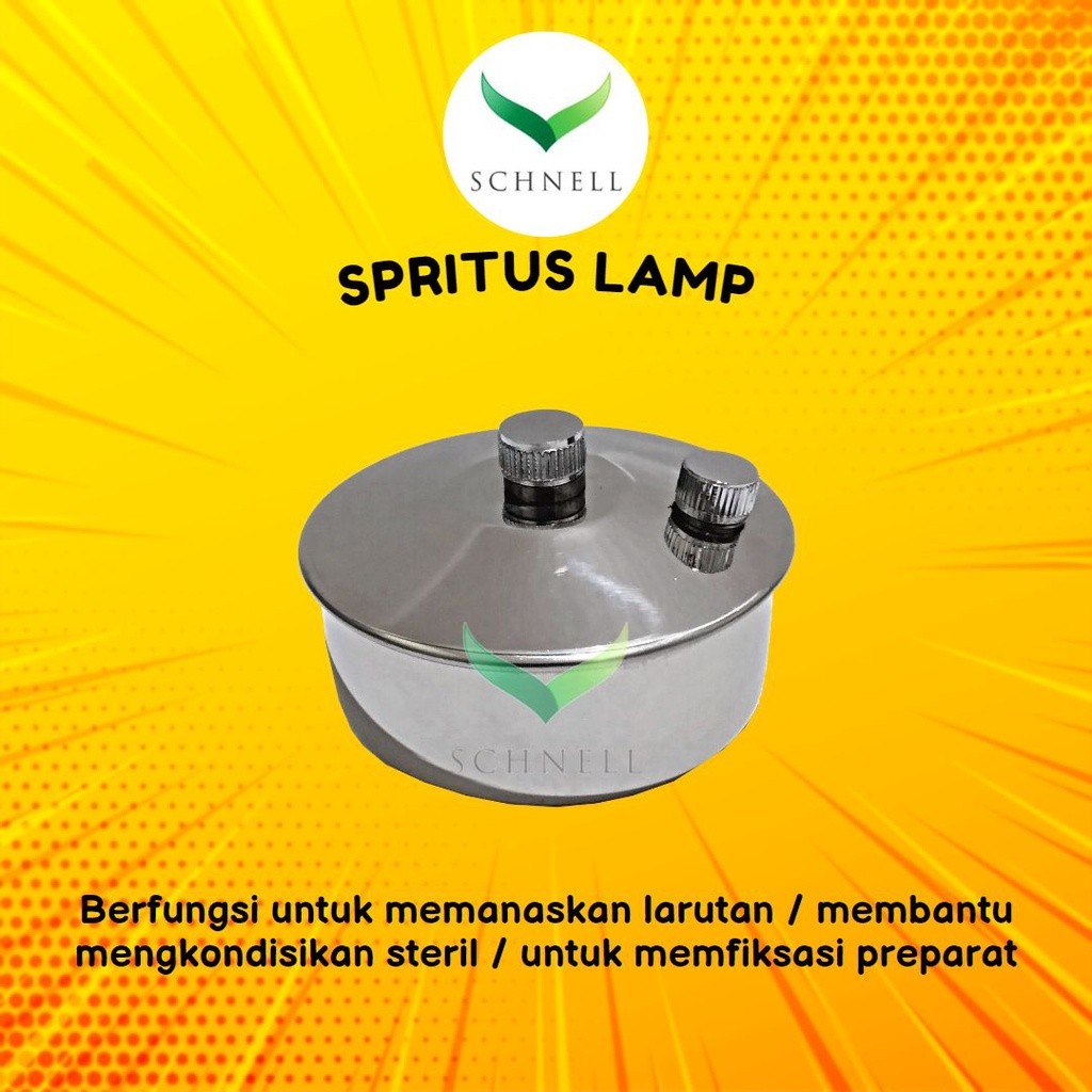 Spritus Lamp/Lampu Spritus/Spiritus Lamp Schezer /Bunsen Schezer