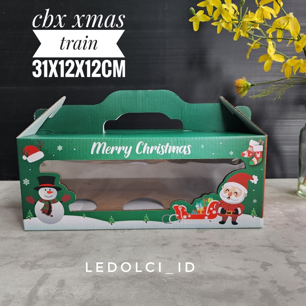 

(5 PCS) BOX TOPLES | BOX BOLU | BOX CAKE NATAL CHRISTMAS 31x12x12 cm