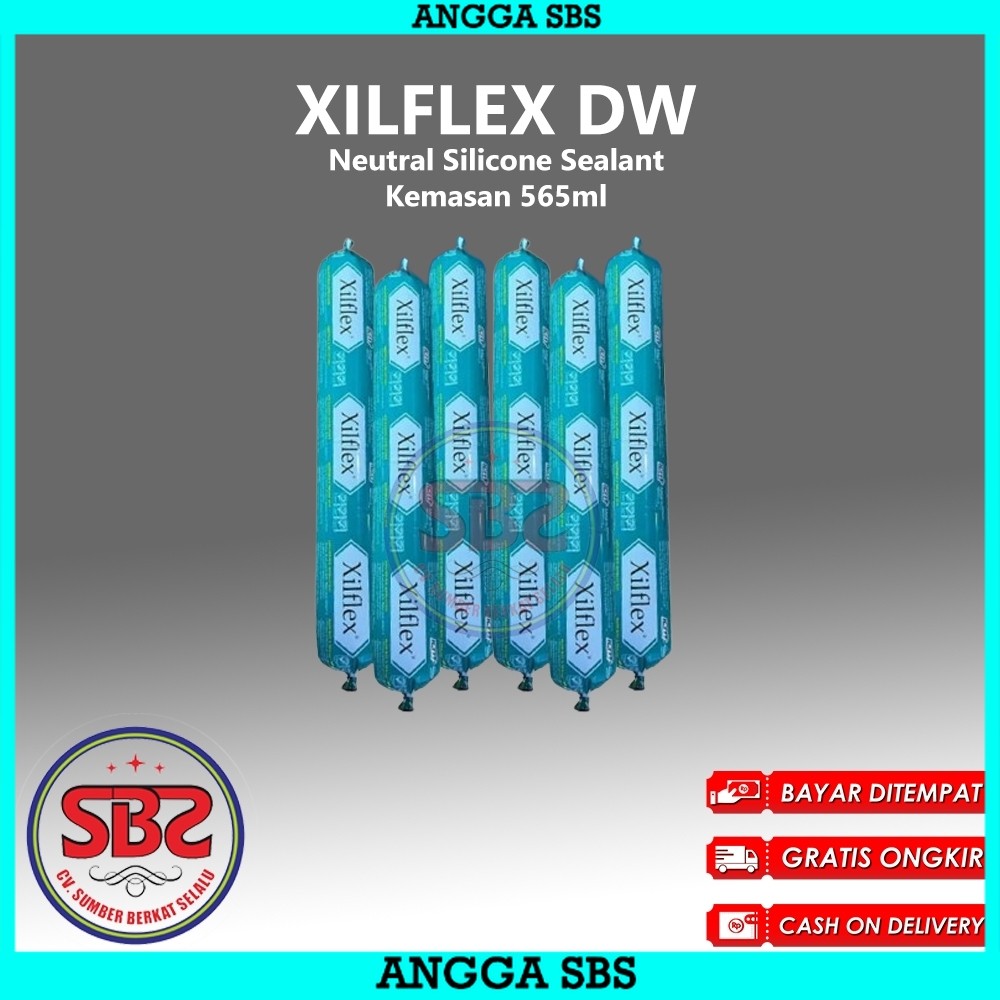XILFLEX DW LEM Sosis Silicone Sealant Lem Kaca Kayu Aluminium Kusen DLL - Sealant Silicone Netral XI