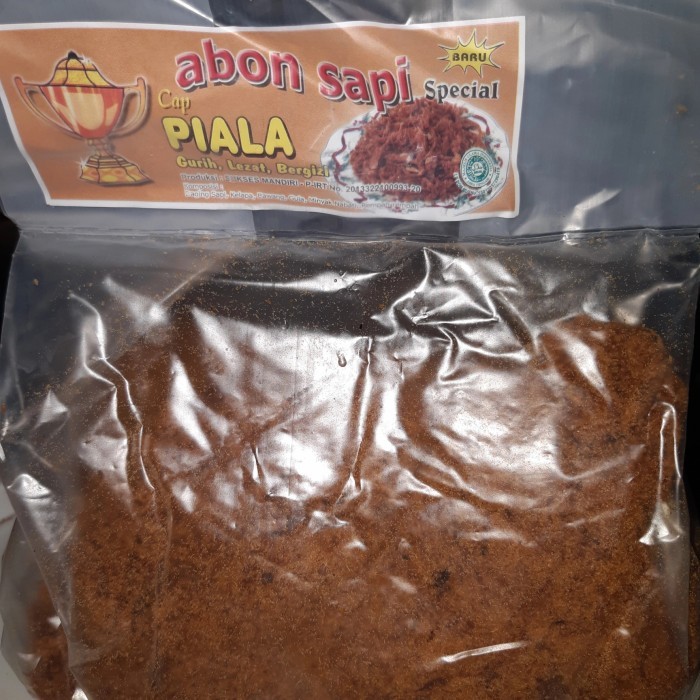 

Abon Sapi merk "PIALA" kemasan 1kg