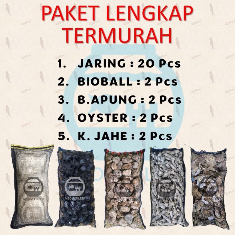 JU87Y paket media filter kolam