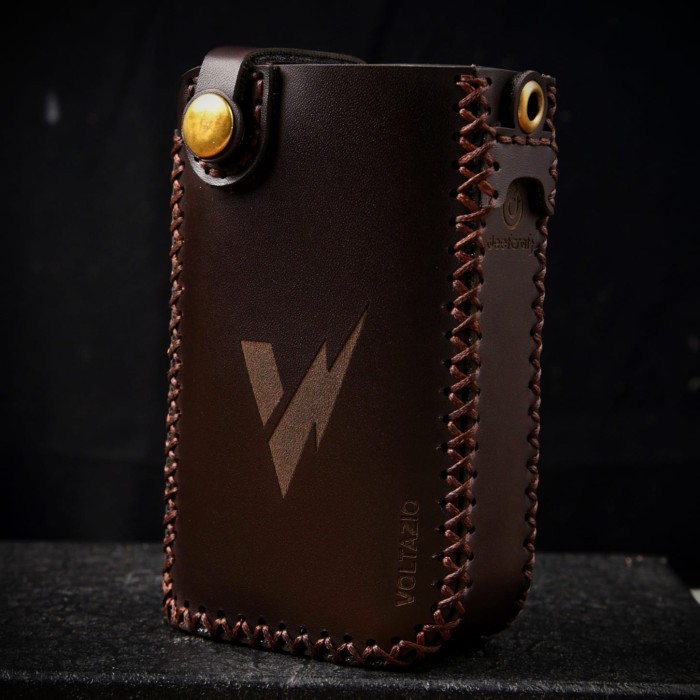 voltazio premium sleeve case free tali lanyard leather sleeve voltazio  Terbaru by Ultimate Customit