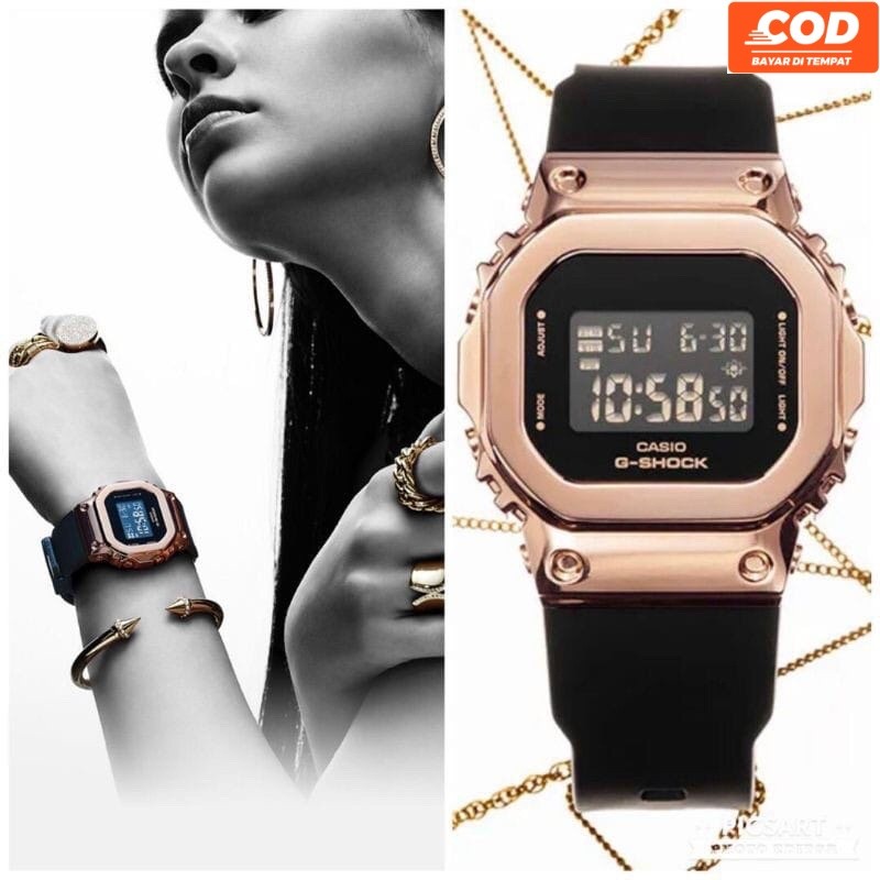 Jam Tangan Pria/wanita Casio G-shock digital kotak new rubber GM5600