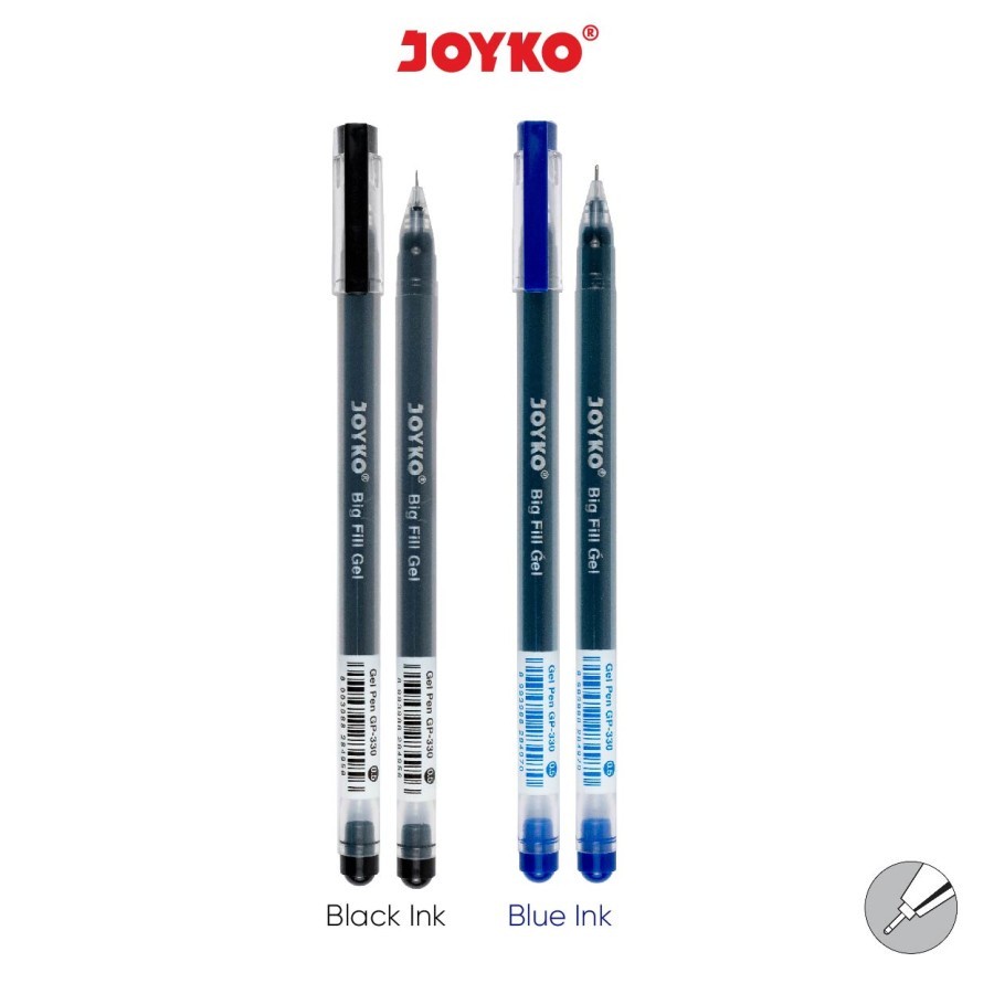 

Gel Pen Pulpen Pena Joyko Gp-330 Big Fill Gel 0.5 Mm