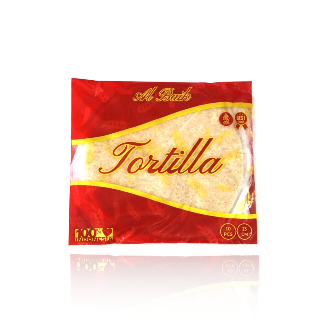 

Tortilla Kulit Kebab Gandum 23 cm Isi 10 Lembar - Zuya Mart