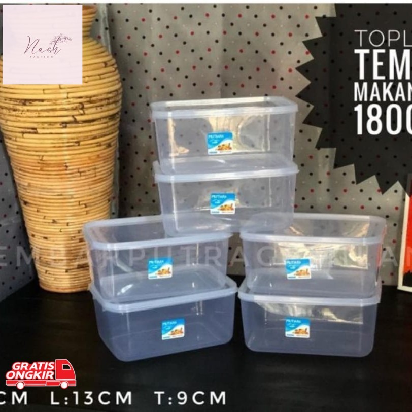 Toples Murah / kotak makan kmp1800 ml /Toples Bening sealware Kmp VJ