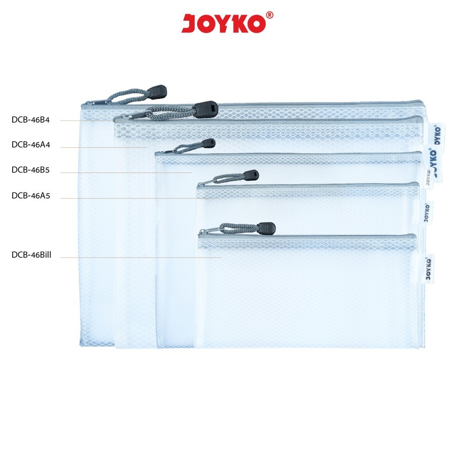 

Zipper Document Bag Jaring Joyko Dcb 46 Jala Putih Tempat Pensil Alat Tulis Bill A5 B5 A4 B4