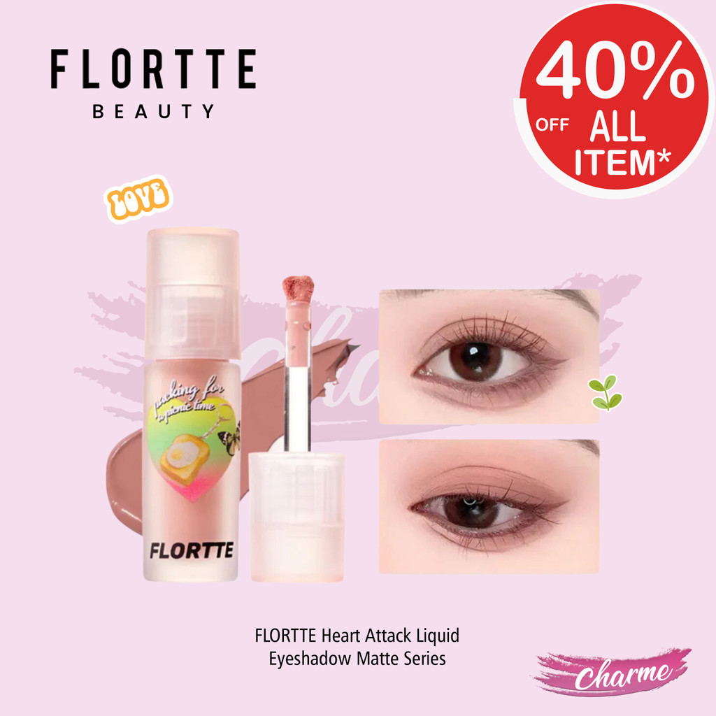 (READY & ORI) FLORTTE Liquid Eyeshadow Matte