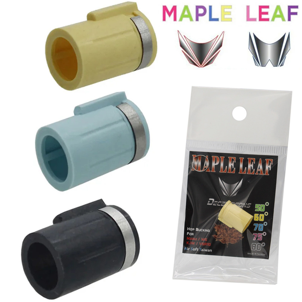 1pcs/5pcs Maple Leaf 60° 70° 80° Degree Hop Up Bucking Rubber for Marui / KJW / WE / VSR10 Series GB