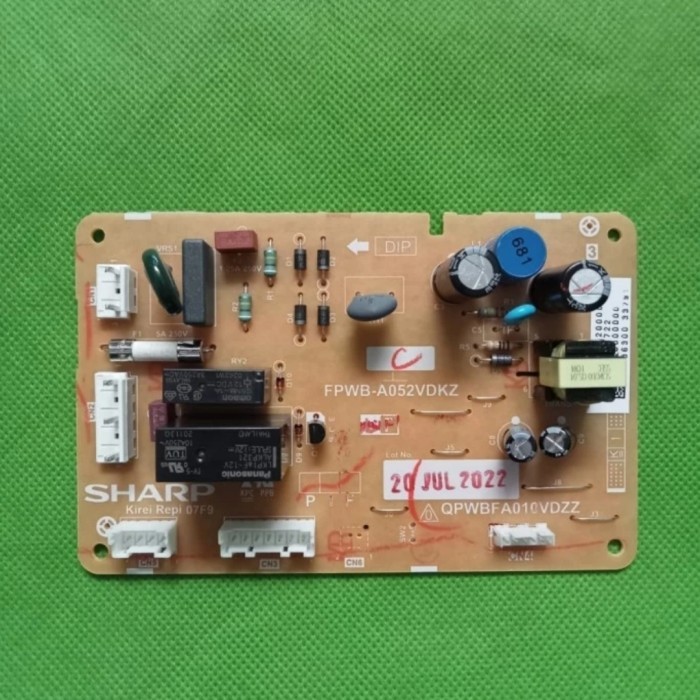 modul pcb kulkas 2 pintu sharp 5 kabel soket Ori