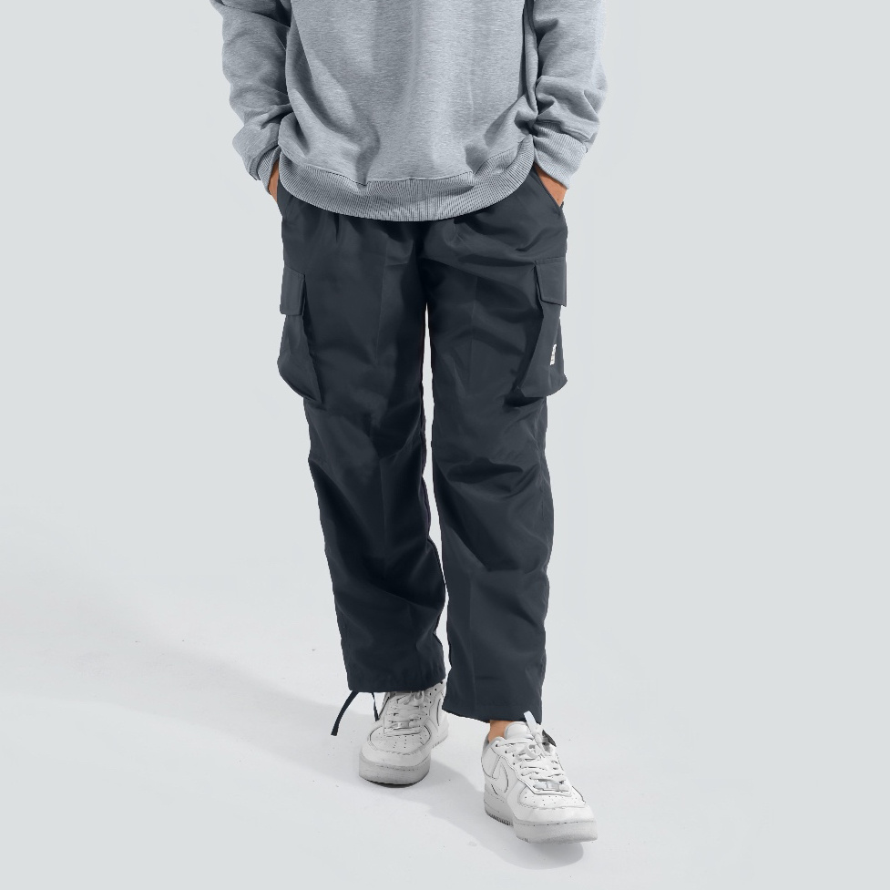 Celana Long Cargo Pants Grey