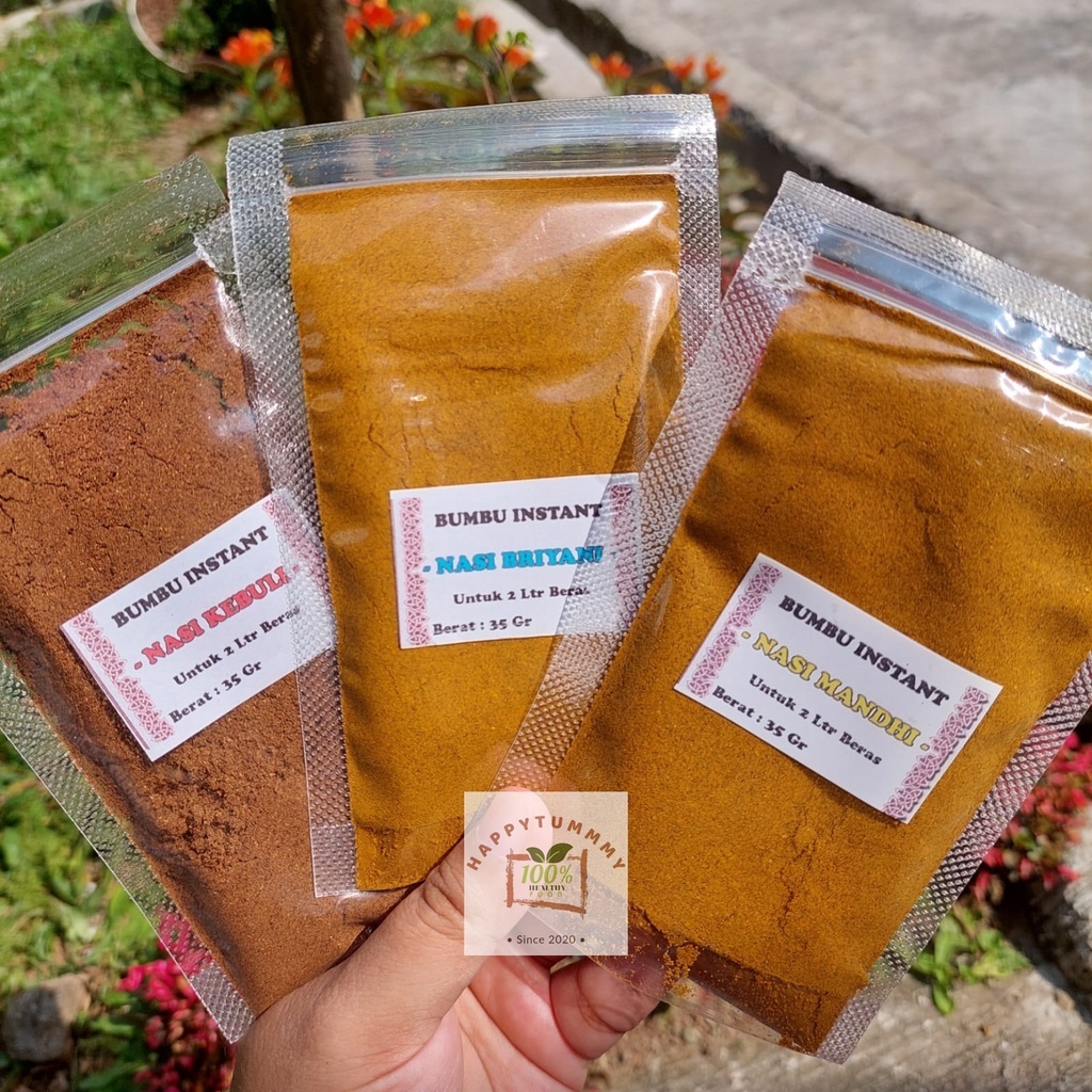 

Bumbu Instant! Bumbu Kebuli Mandhi Briyani Kabsah Bukhori Shawarma Untuk 2 Liter Beras