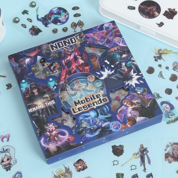 

(Per box) Sticker Karakter Mobile Legends / Sticker Waterproof Mobile Legends Isi 100 lembar Viral