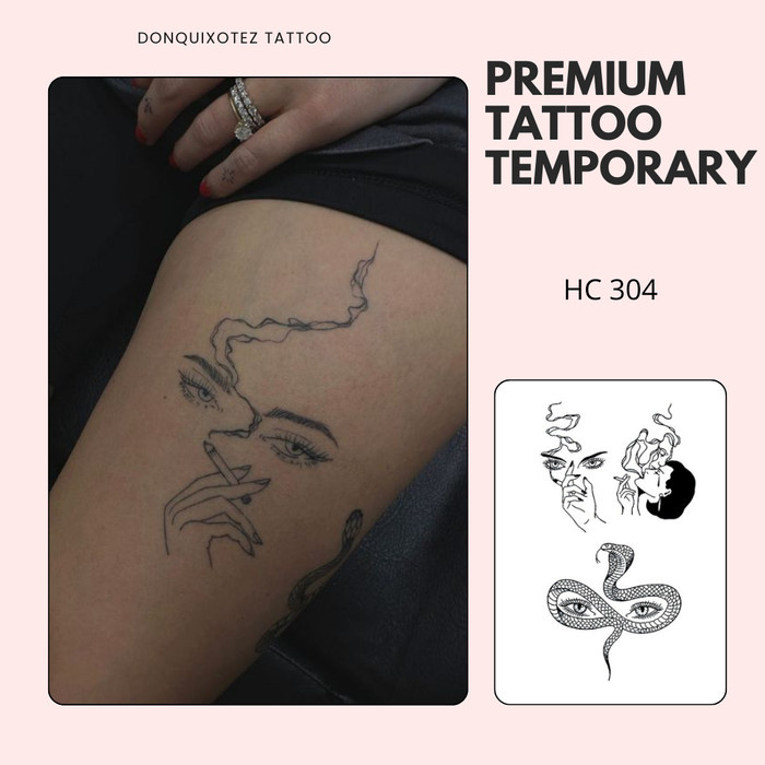PREMIUM Tattoo Temporary Tato Semi Permanen Fruit Ink HC-304 tato temporary premium waterproof tahan