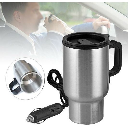 Gelas Thermos Pemanas Air Heated Car Travel Mug Elektrik
