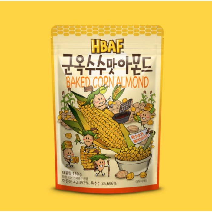 

Best Seller HBAF TOM's FARM ORIGINAL Honey Butter Almond Korean 210g - Baked Corn