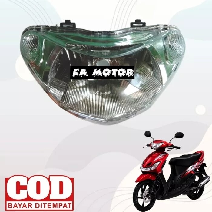 Reflektor Lampu Depan Motor Yamaha Mio Sporty Smile Tahun 2007 2008 2009 2010 2011 2012