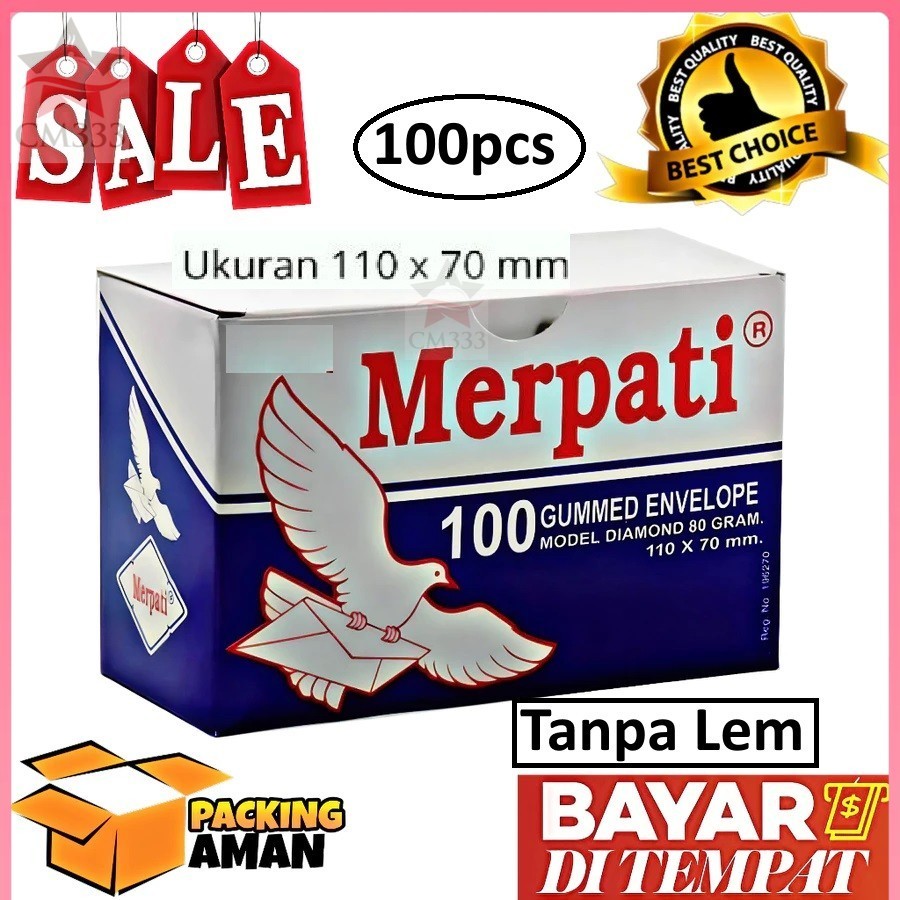 

Amplop Putih Mini Merpati kecil isi 100pcs