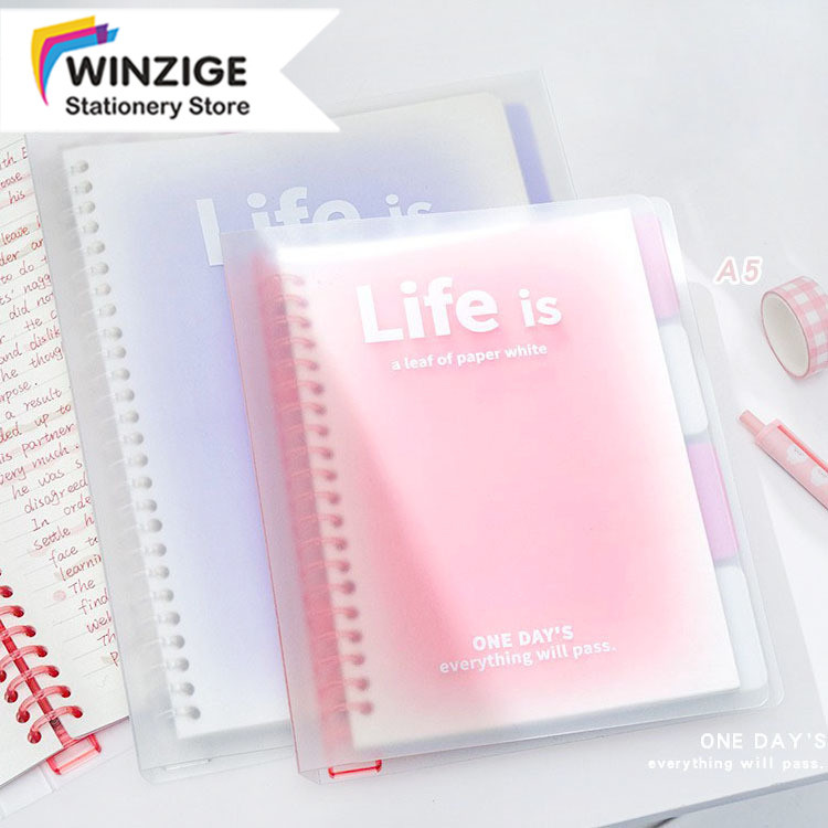 

Winzige Binder B5 A5 Notebook Binder Kuliah Buku Tulis Sekolah Lucu Buku Notebook Aesthetic Korea Besar Buku Catatan Sampul Buku Aesthetic Stationery Alat Tulis Binder Pink School Stuff Planner Diary Book