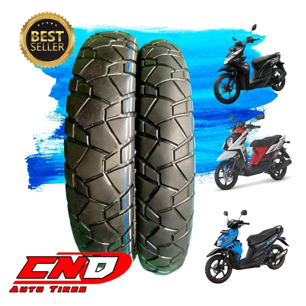 sepasang ban matic tubles semi trail ring 14 beat street x ride nex