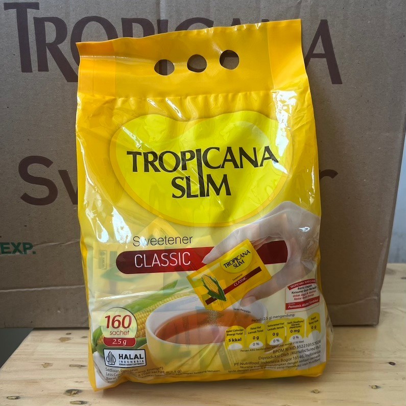 

Tropicana Slim Classic Box Isi 160 Sachet Gula Diet Jaga Dan Kontrol Kadar Gula Darah