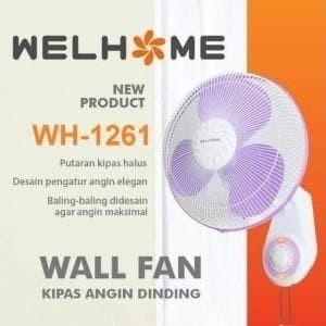 Kipas Angin Dinding, Wall fan 1261 Welhome - Welhome 1261