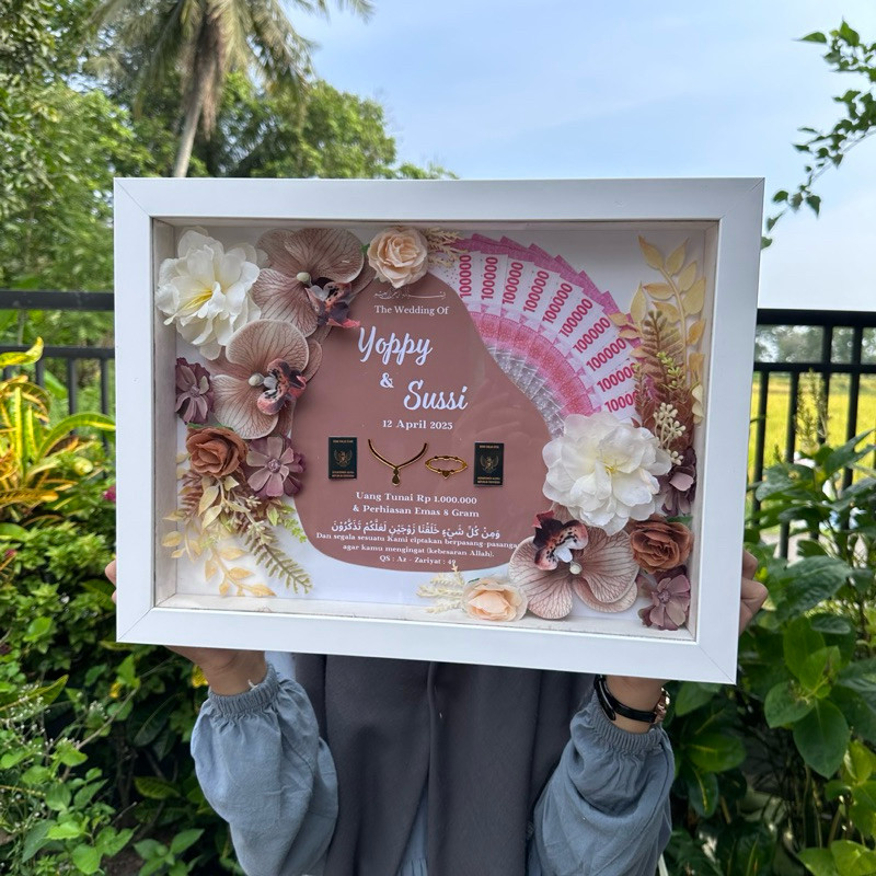 MAHAR UANG MURAH MAHAR AKRILIK MAHAR  MAHAR JAWA FRAME 3D