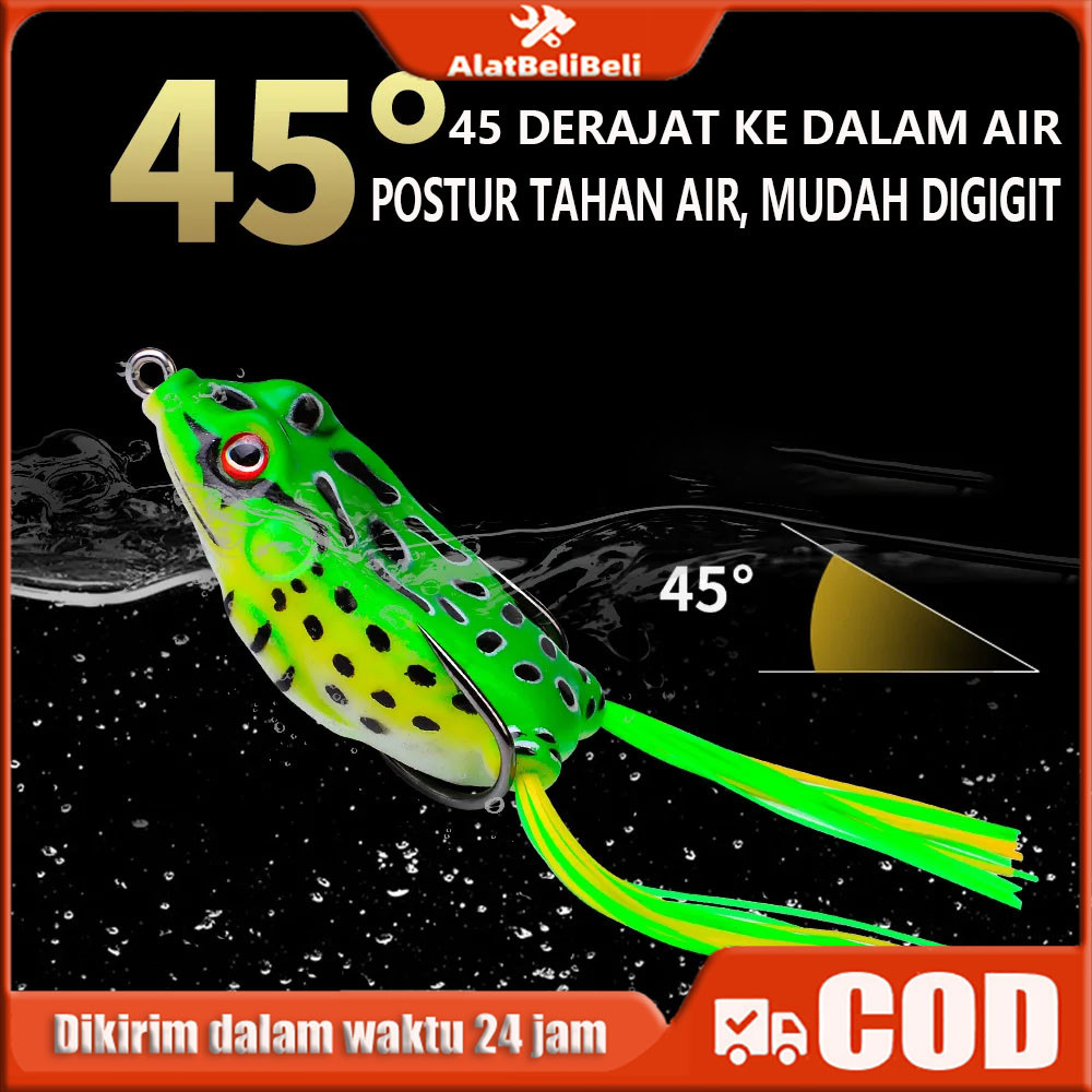 【COD】SOFT FROG LURE 4cm/5g Umpan Pancing Kodok Casting umpan pancing kodok kodokan katak soft lure c