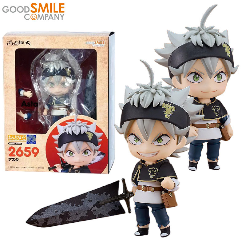 Good Smile Company Genuine Nendoroid Black Clover Anime Figure Asta Action Toys for Boys Girls Chris