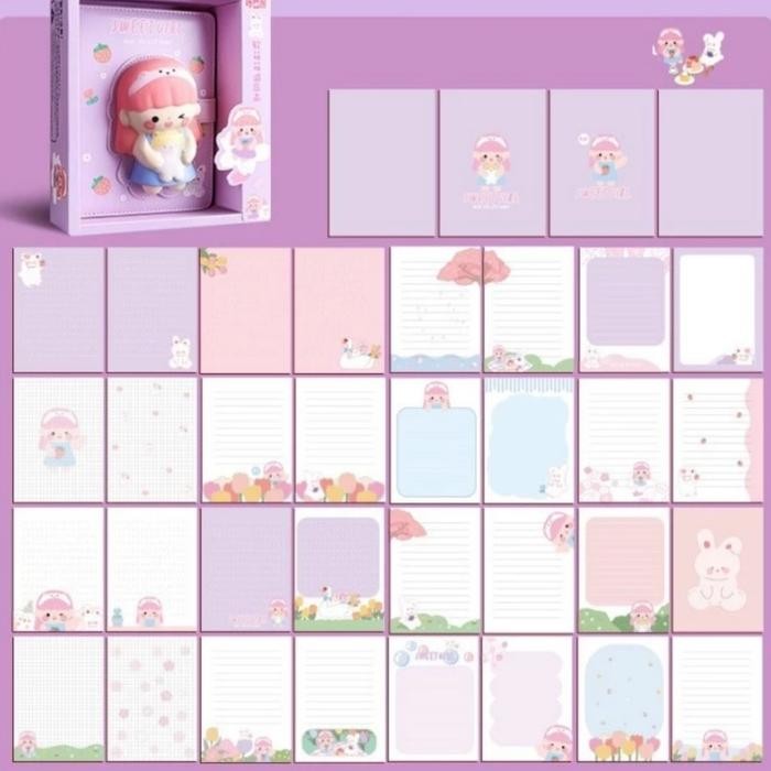 

READY Buku Diary Anak Squishy 3D Cute - Girl SIAP KIRIM