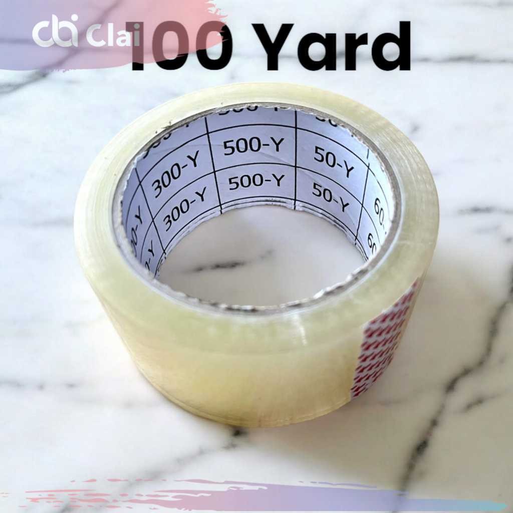 

CLAI Lakban Opp Tape bening Transparan 48 mm 90 yard 2inch 80Meter