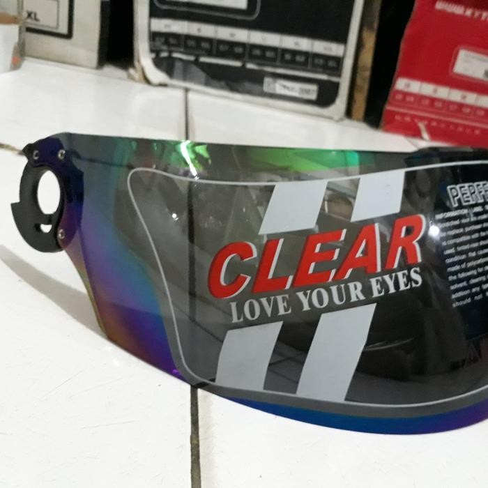 [[Promo]] kaca helm index full face kaca helm mds full face - pelangi