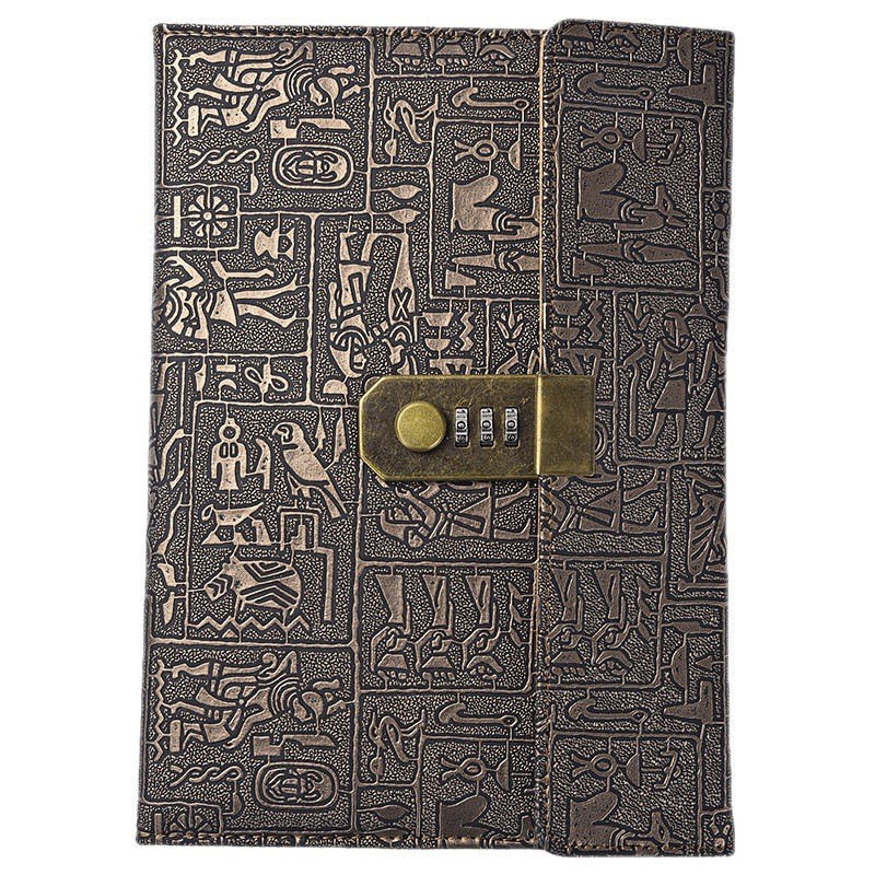 

A5 A6 B5 Codebook Diary with Lock European Retro Notebook Simple Hand Account Book Notepad 200 Pages