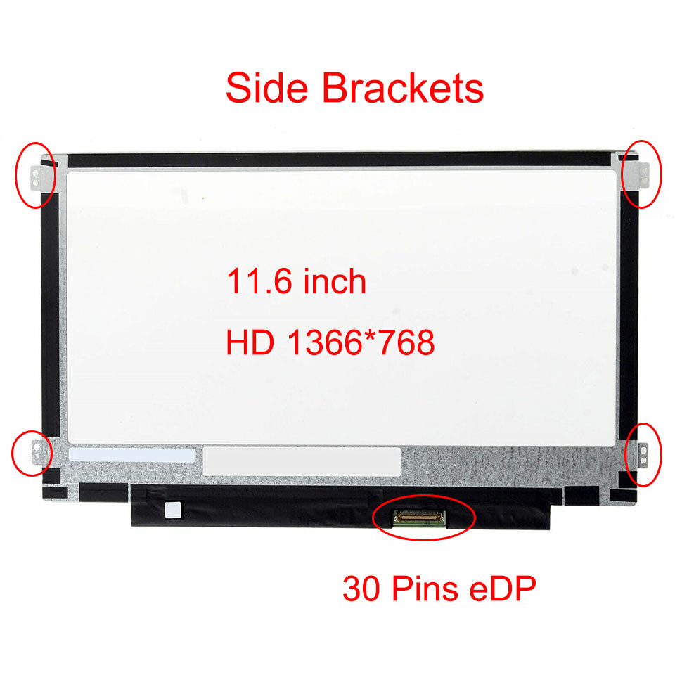 For Samsung romebook 4 XE310XBA XE310XBA-K01US LED LCD Screen 11.6" HD 30 Pin Replacement Display Pa