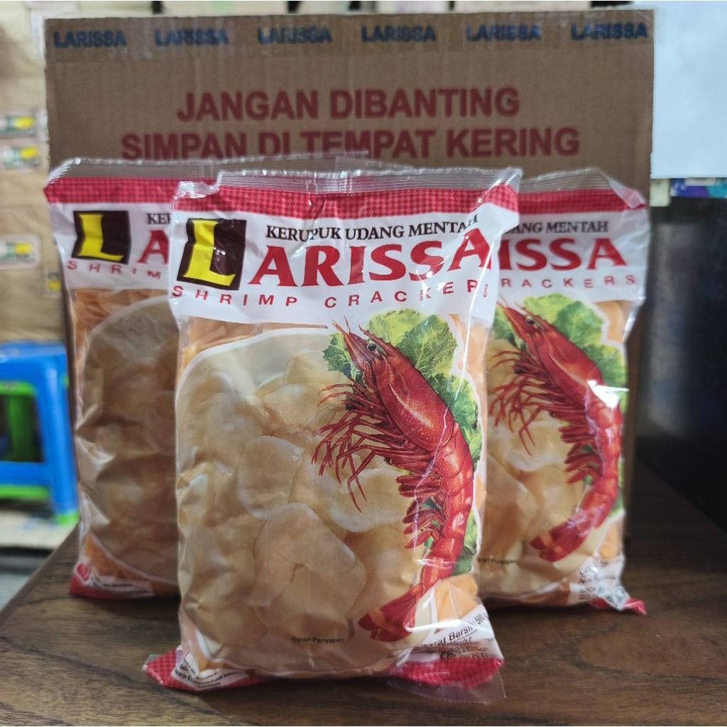 

Kerupuk udang Larissa 500gr