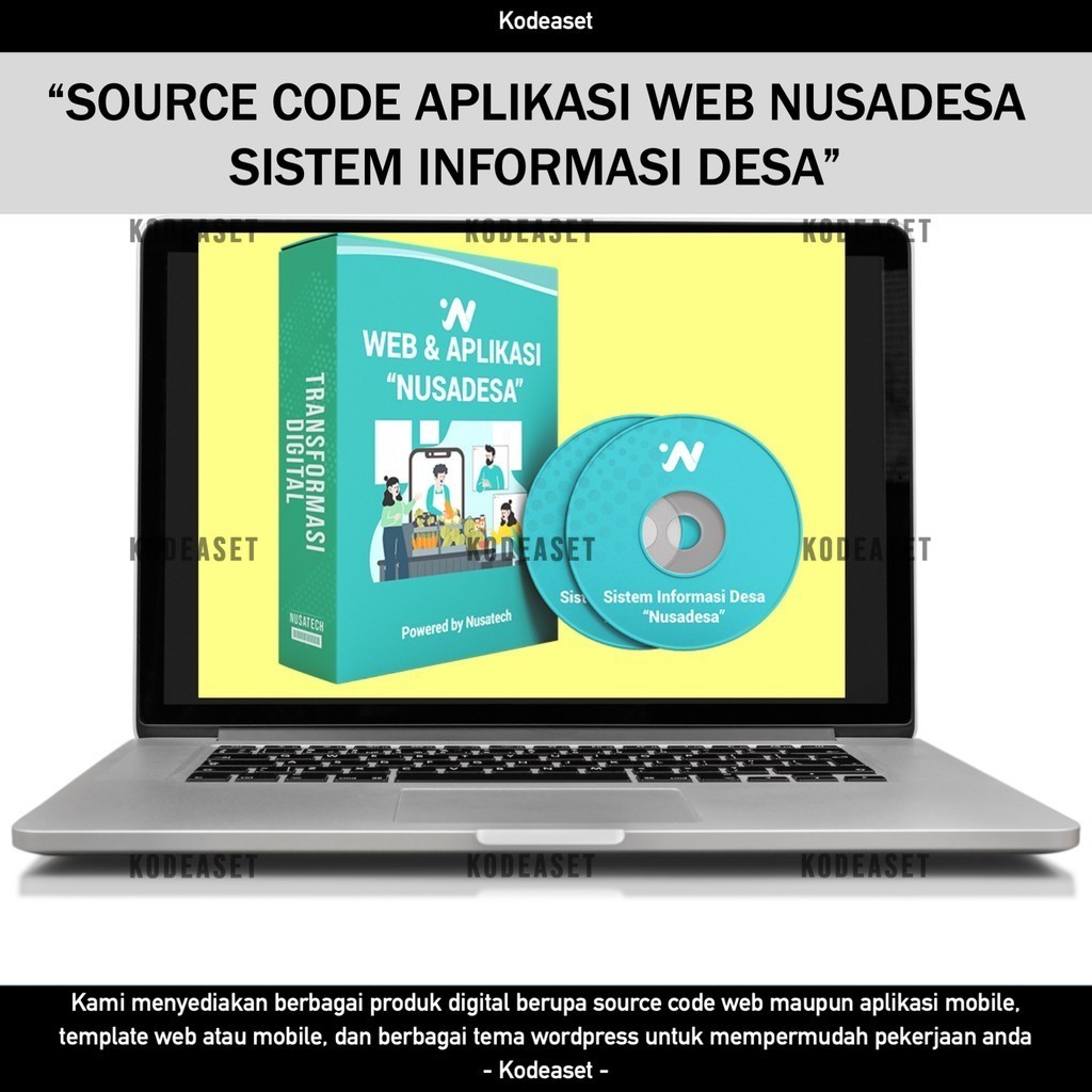 SOURCE CODE APLIKASI WEB SISTEM INFORMASI DESA INCLUDE WEBSITE DESA NUSADESA D49 KODEASET