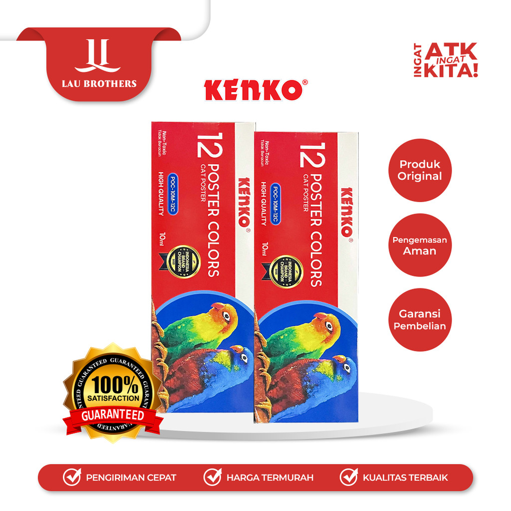 

KENKO 12 CAT POSTER WARNA/ COLOR POSTER POC-10M-12C (1SET)