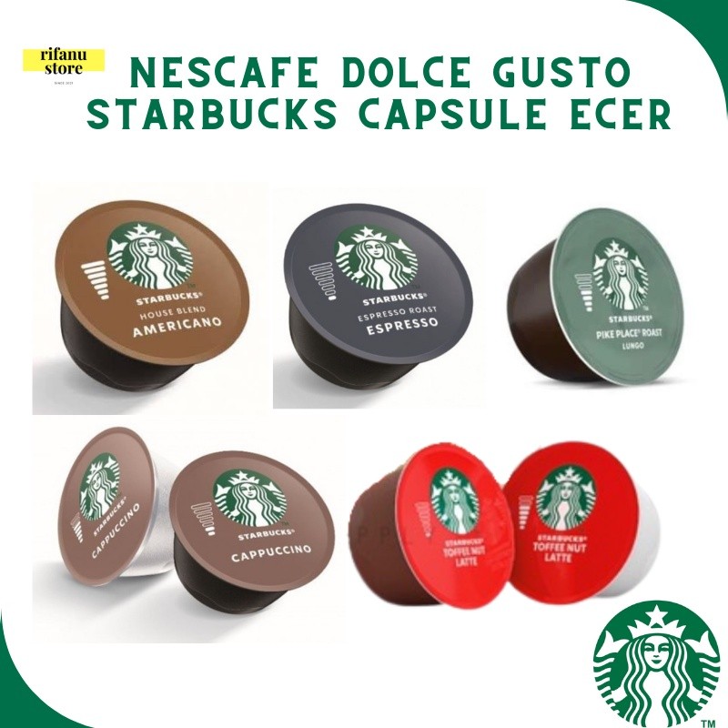 

Terlaris Nescafe Dolce Gusto Starbucks Capsule Eceran Mix Rasa Original