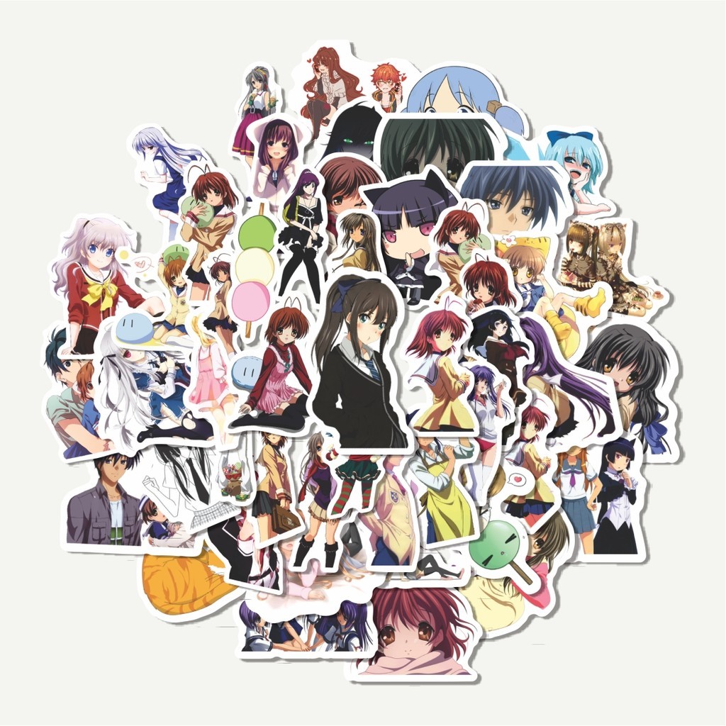 

Sticker Pack Sticker Anime Clannad | Sticker TUMBLR | Stiker LAPTOP KOPER HELM