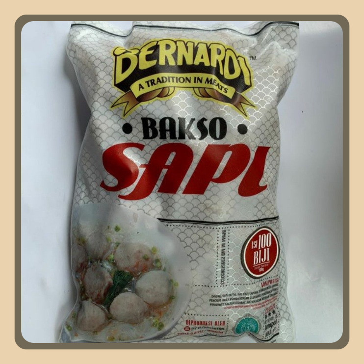 

Bernardi Bakso Sapi isi 100bj 720gr