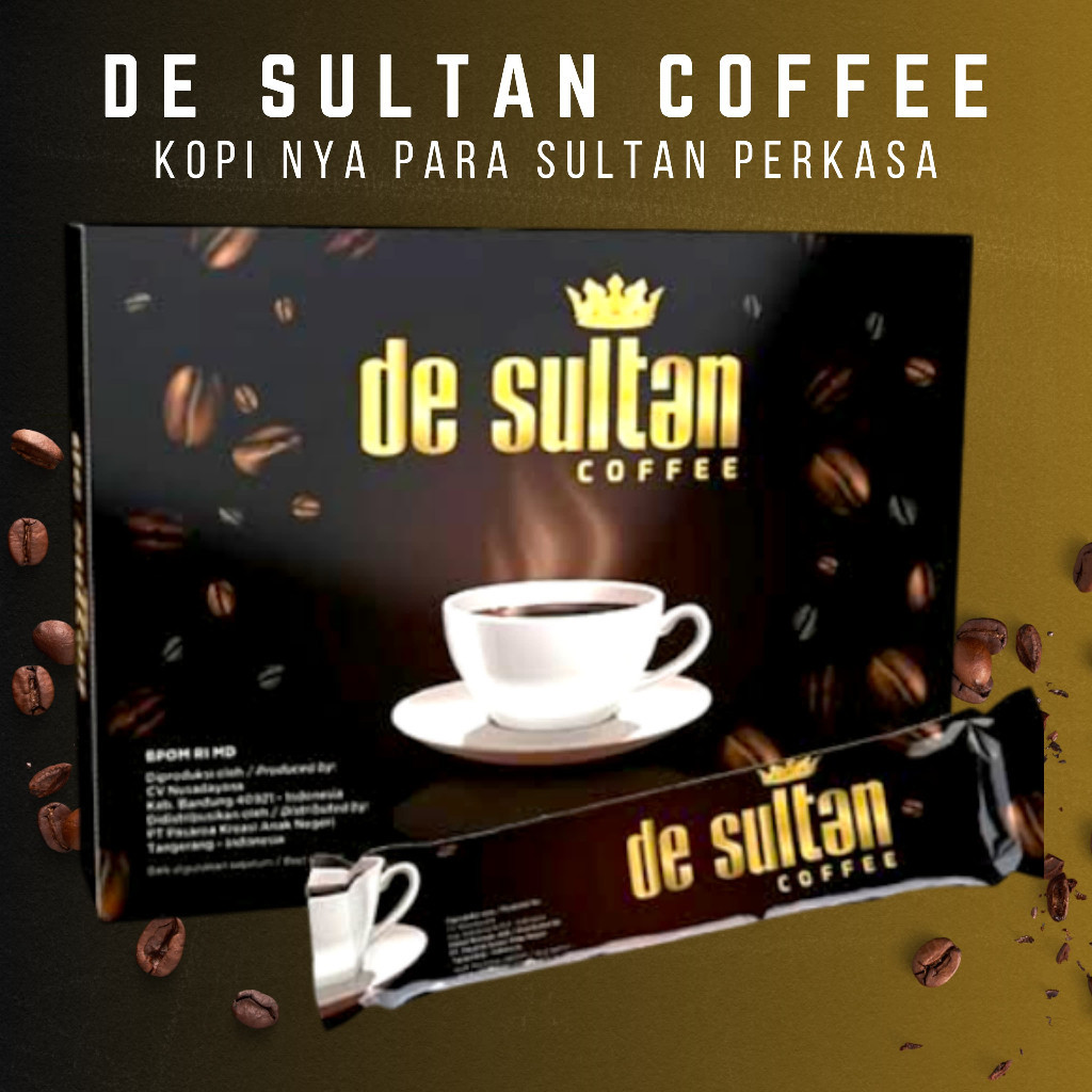 

DE SULTAN COFFEE 1 BOX ISI 10 SACHET ORIGINAL PT ABI