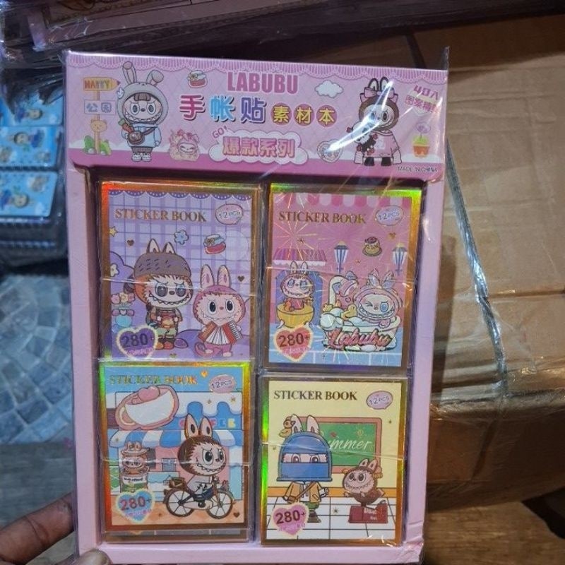 

Stiker Buku Labubu box 40pc
