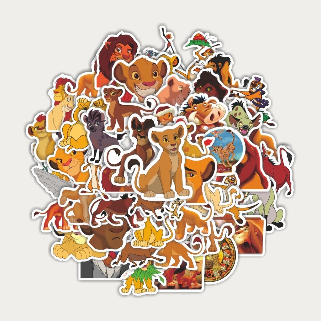 

Sticker Pack Stiker Kartun The Lion King | Sticker TUMBLR | Stiker LAPTOP KOPER HELM