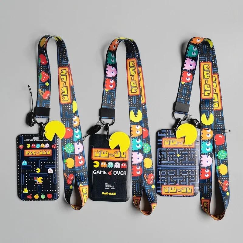 

Game Cartoon Bean Game Keychain Tags Strap Neck Lanyard For Key ID Card Pass Gym Phone USB Badge Holder DIY