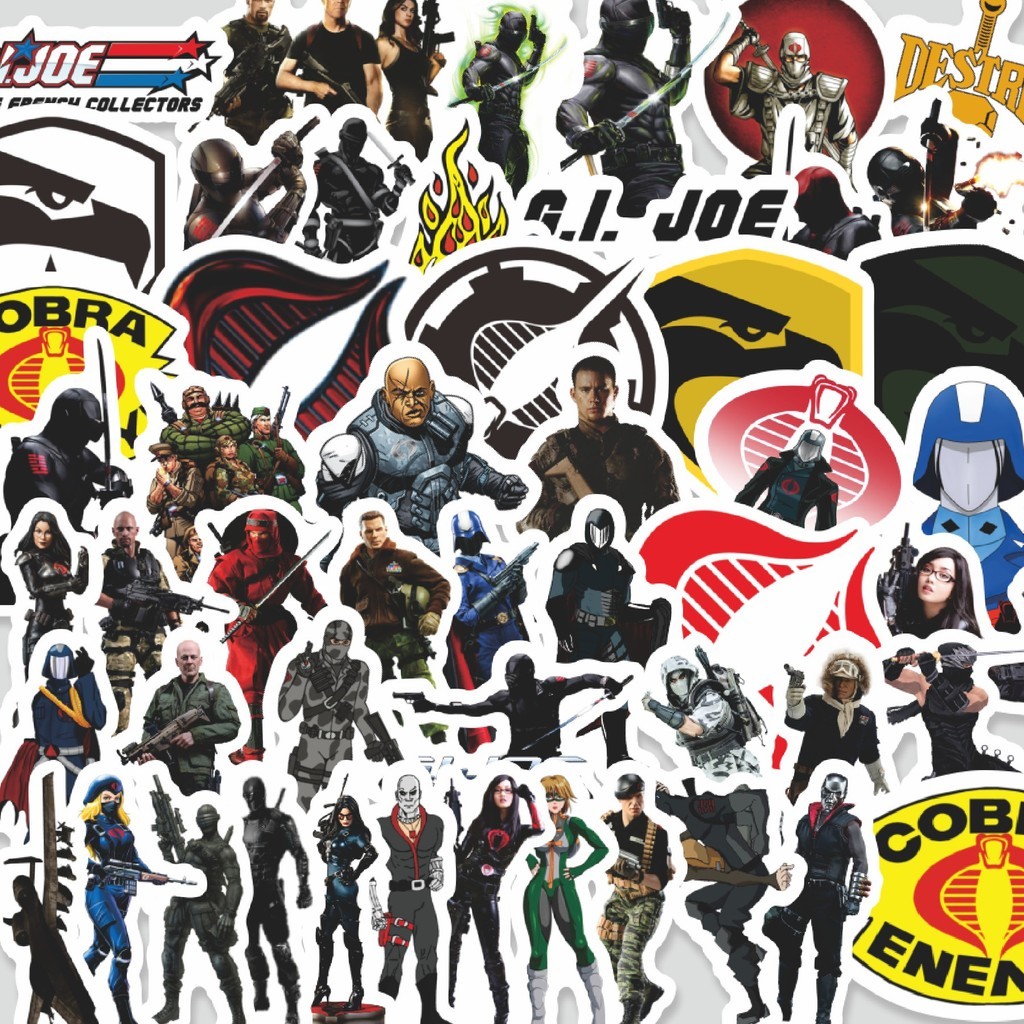 

Stiker Cutting Pack Sticker Kartun G.I. Joe: A Real American Hero Stiker Isi 100Pcs Series Aesthetic Lucu Keren Untuk Koper Bahan Vynil