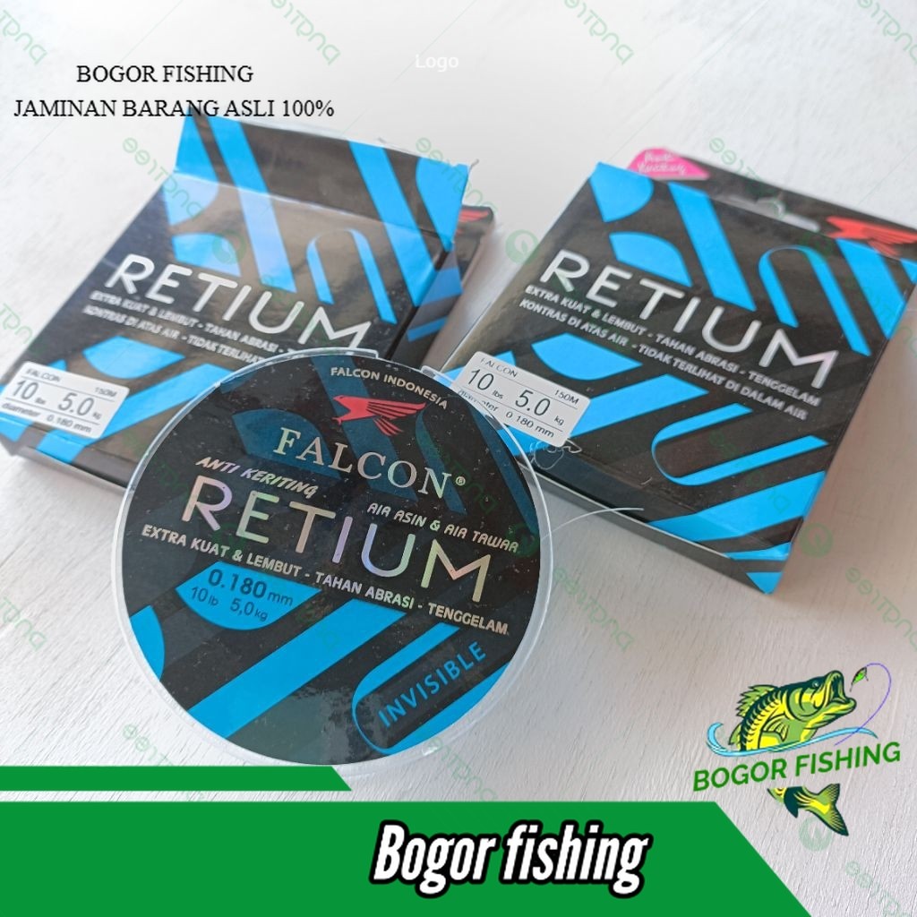 SENAR FALCON RETIUM 150 METER SENAR PANCING NILON GALATAMA GALAPUNG