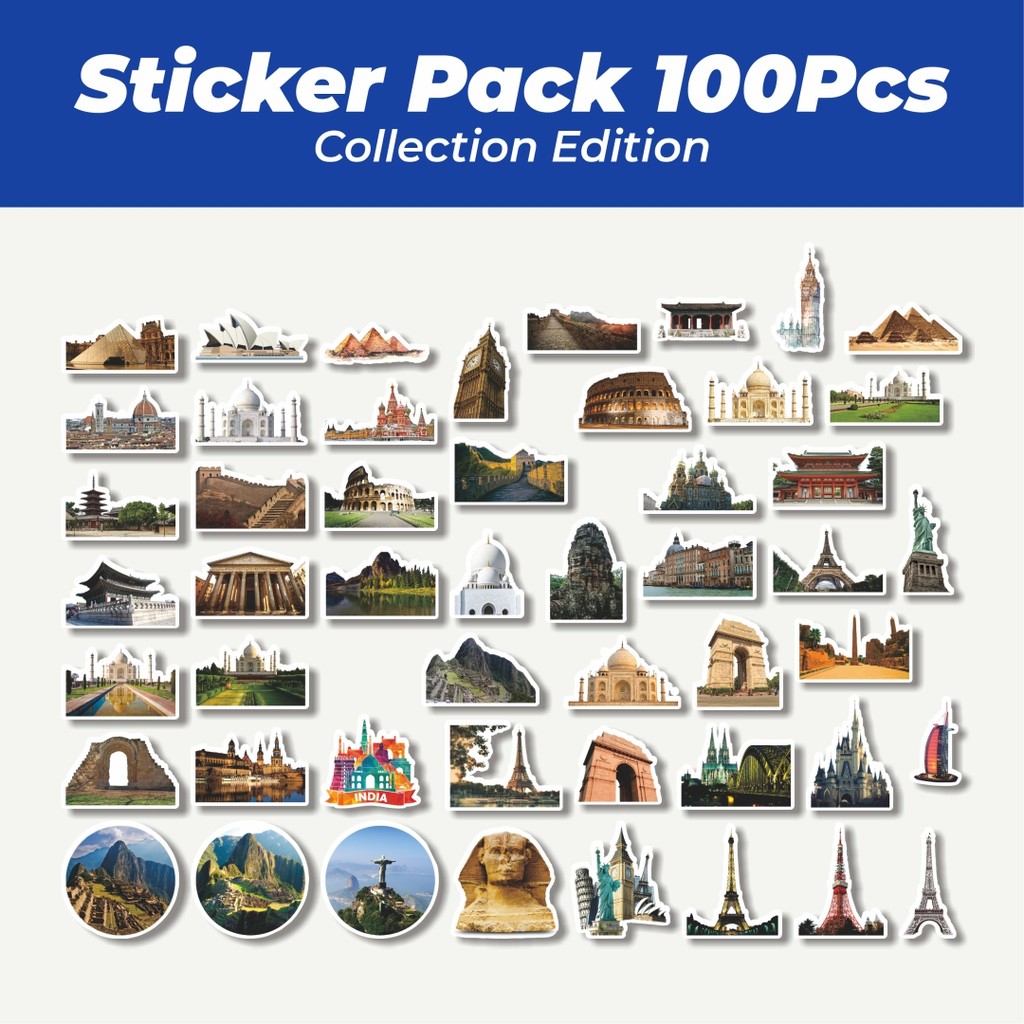 

Hot Stiker World Famous Lucu Anti Air Stikers Berperekat Waterproof Sticker Decal Buat Motor Helm Buku Journal Koper Casing HP Laptop Botol Minum