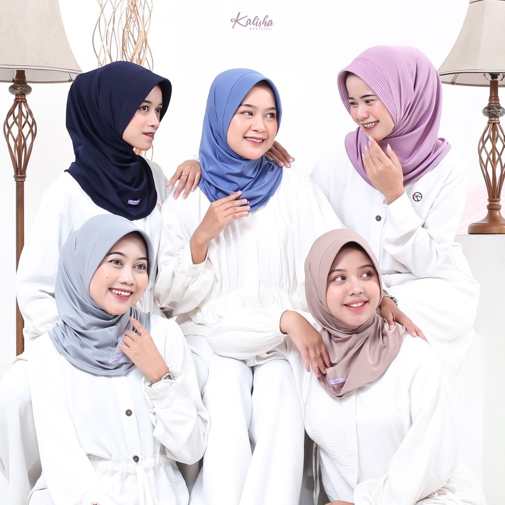 KERUDUNG JERSEY Bergo Hijab Instan Bergo Instan Pendek Jilbab Olahraga Jersey By Kalishaofficial KER
