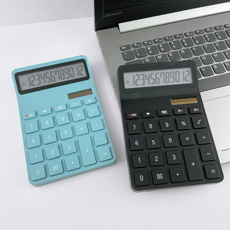 

Calculator Akutansi Pastel Tenaga SuryaSolar 12 Digit Warna Pastel Layar Lebar Big Display